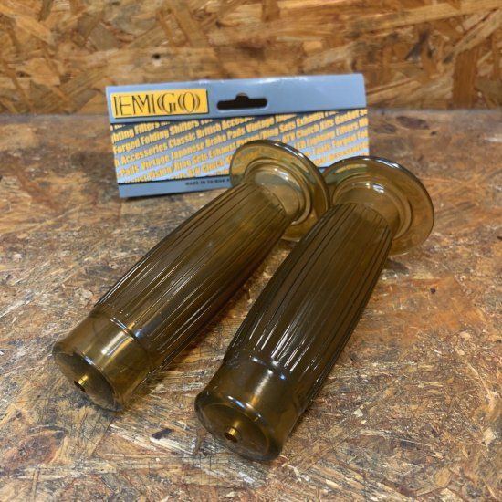 グリップ 樽型 カワサキ 7/8インチバー用 ミリバー ハンドル