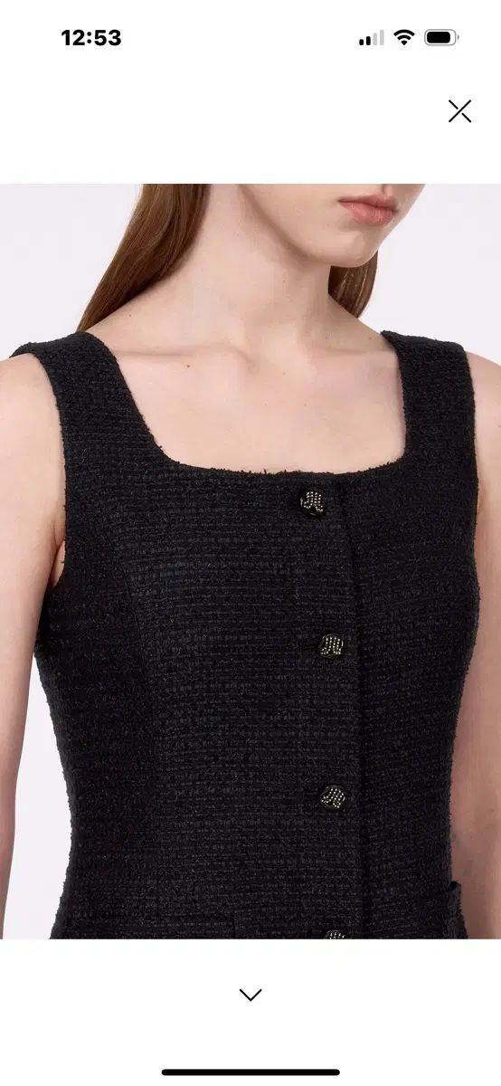 ハンサム 82 55 細身ツイード ONE PIECE