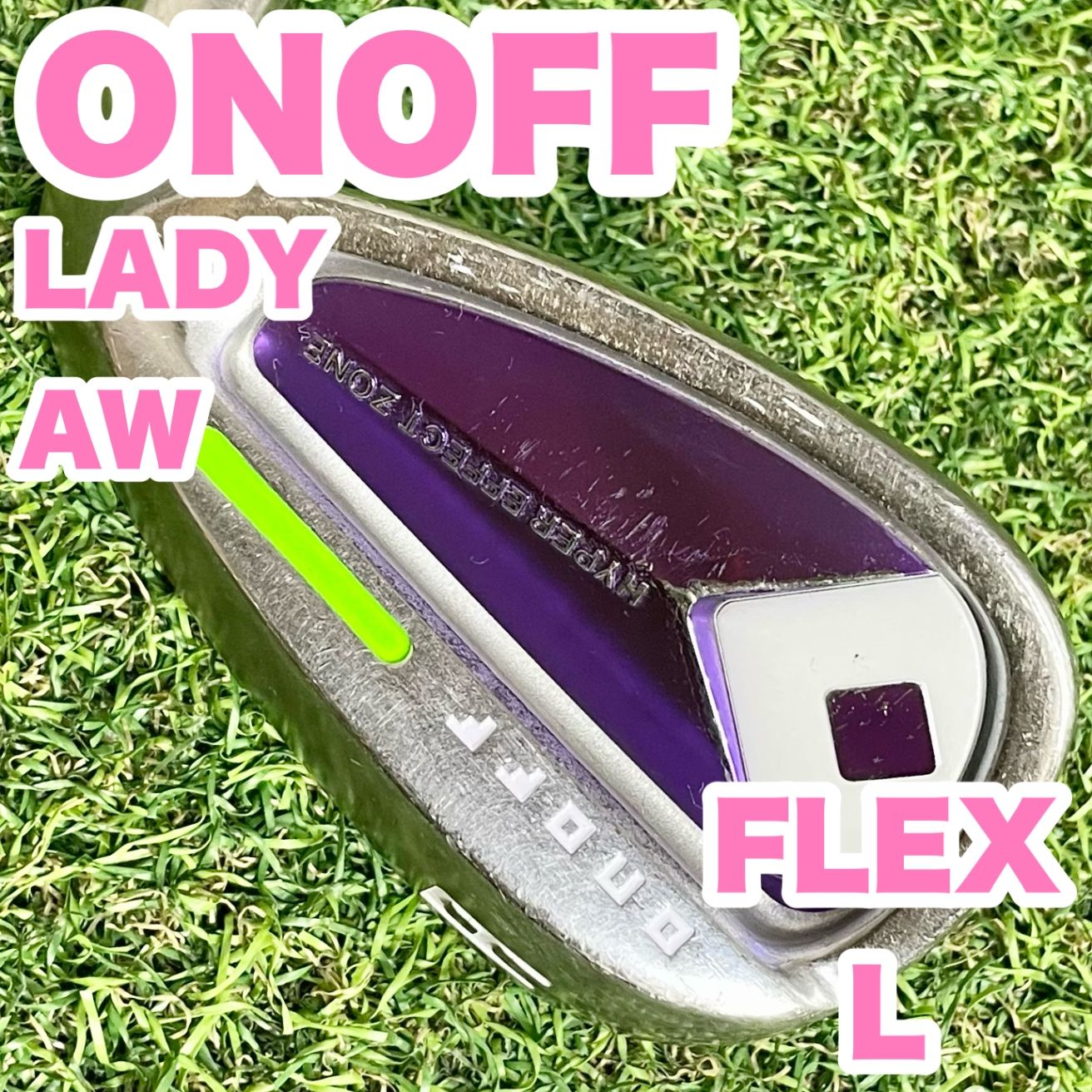 ONOFF LADY オノフ レディ アイアン 単品 AW レディース L 右 アプローチウェッジ ウェッジ 大人気モデル グローブライド 送料無料 2016年モデル