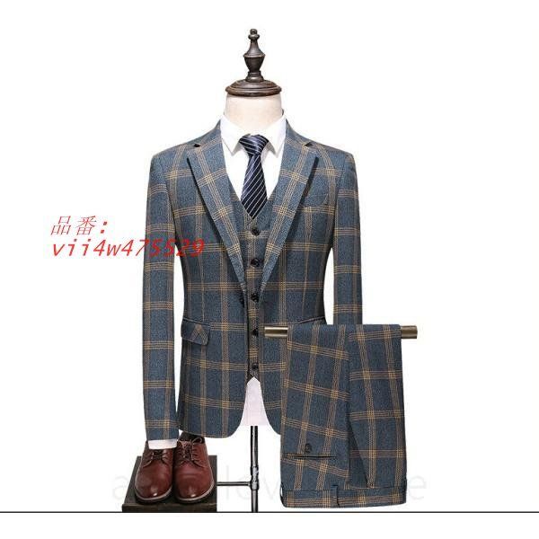 ボタンスリムスーツ ビジネススーツ シングル メンズスーツ 紳士服 UIT 細身 結婚式 メンズ大きいサイズ vii4w475529