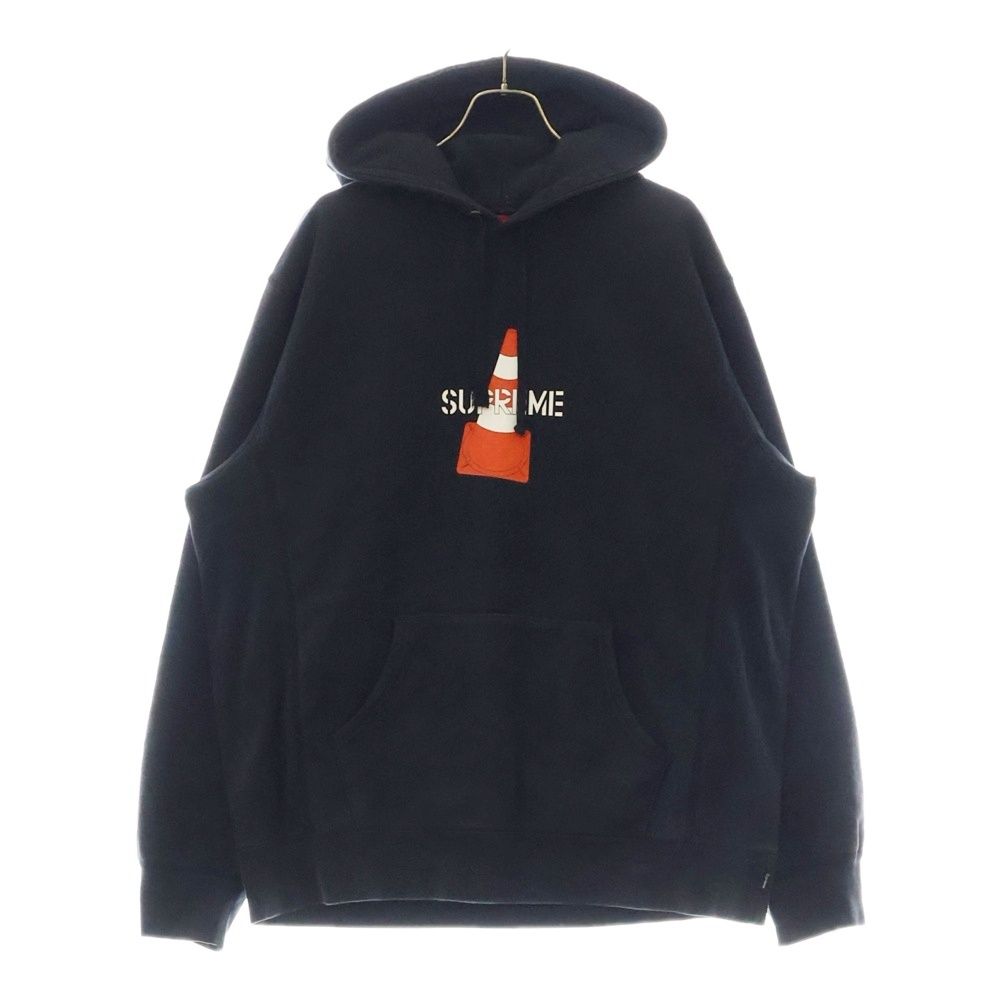 SUPREME シュプリーム 19AW Cone Hooded Sweatshirt コーンロゴプリント スウェット プルオーバーパーカー ブラック