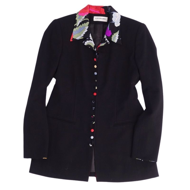 レオナール セットアップ スカート ブラック LEONARD FASHION 【公式通販】