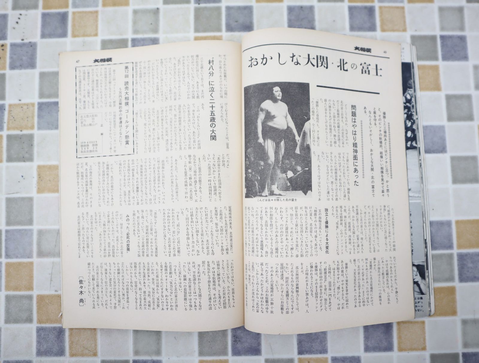 昭和の大相撲 刊行委員会編 昭和大相撲史 大相撲全案内 - メルカリ