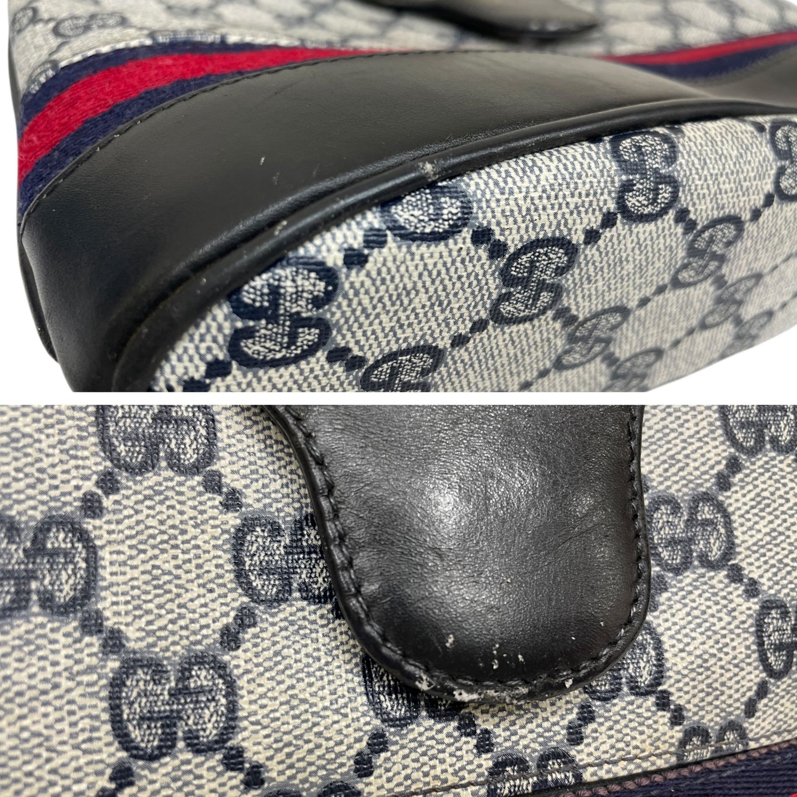 GUCCI (グッチ) オールドグッチ ショルダーバッグ シェリーライン GG