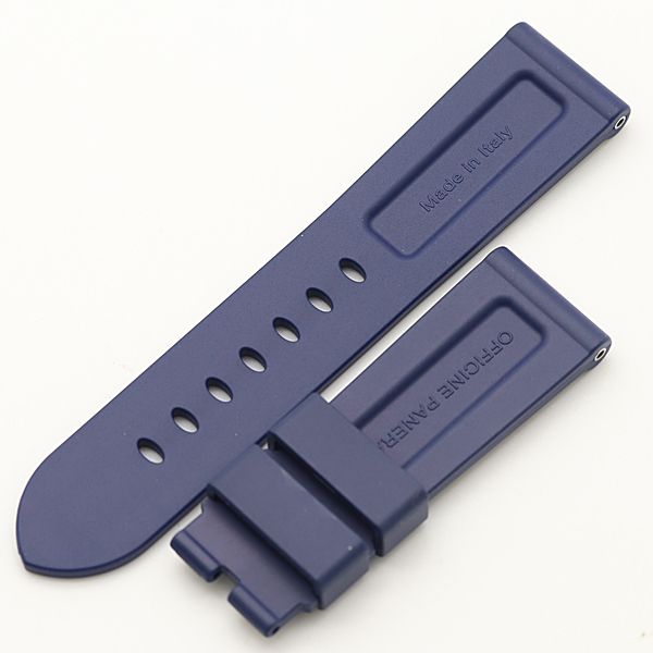 パネライ純正レザーベルト 22mm ネイビー パネライ 44mm用 純正 レザー