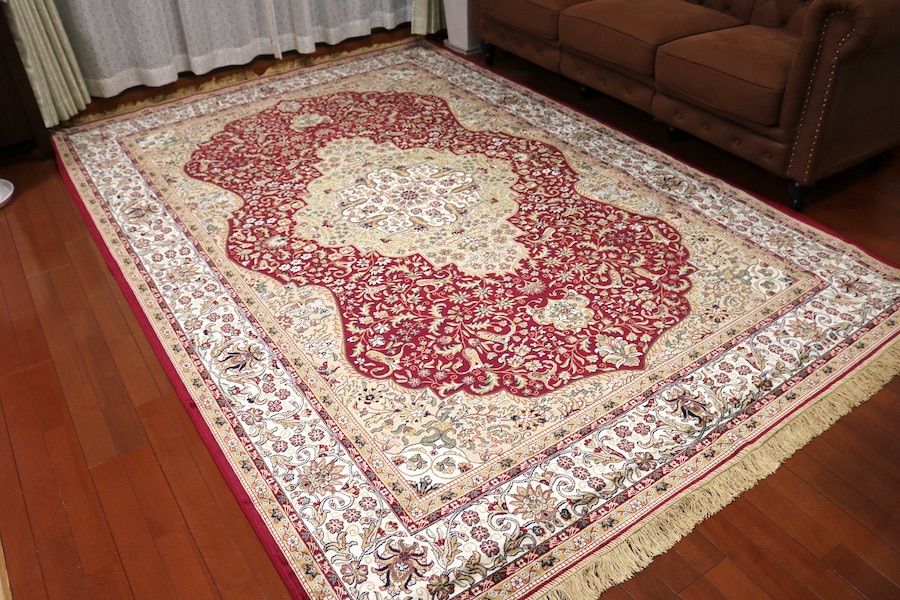 ペルシャ柄絨毯 200×290  ラグ カーペット  訳あり ペルシャ柄絨毯 200×290 新品未使用 大判ラグ カーペット 訳あり