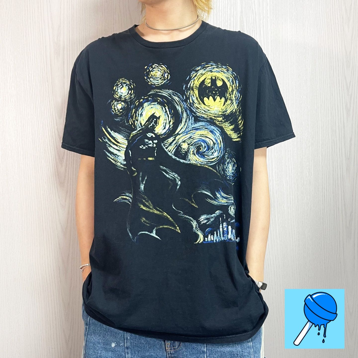 古着 Tシャツ バットマン ゴッホ 星月夜 - メルカリ 古着 Tシャツ バットマン ゴッホ 星月夜 - メルカリ
