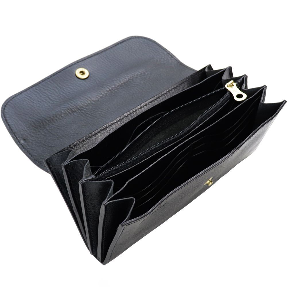 極美品　IL BISONTE　イルビゾンテ　ヴァケッタ　レザー　長財布　ブラック 極美品IL BISONTE イルビゾンテ ヴァケッタ レザー長財布 黒 ブラック