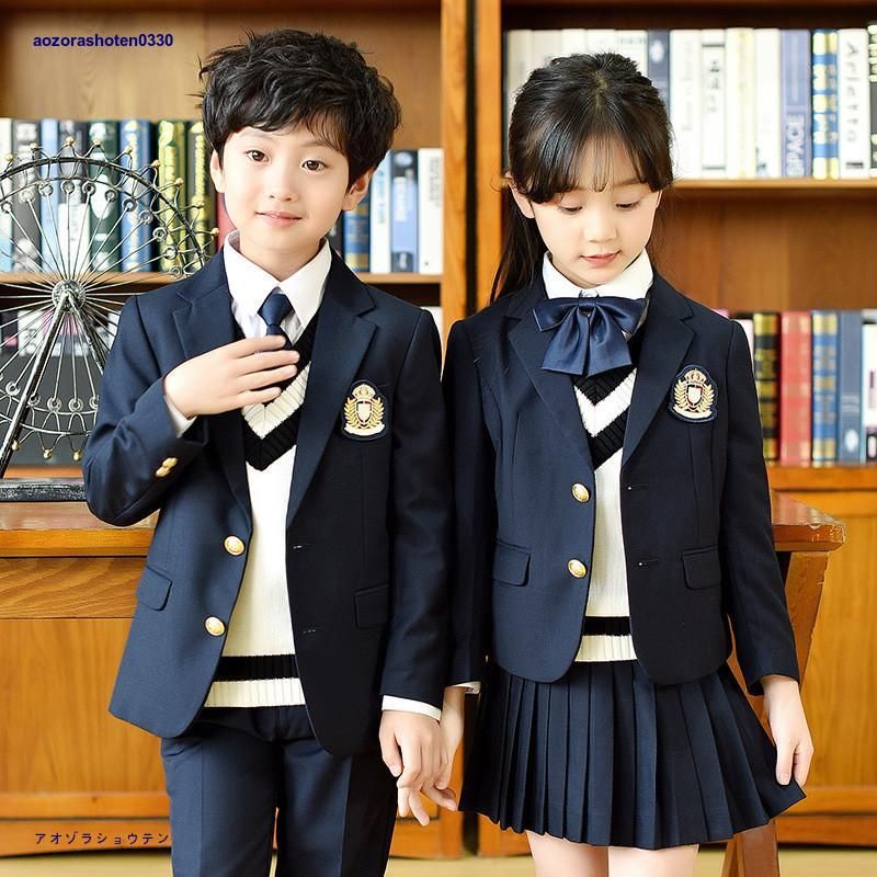フォーマル スーツ 子供服 ジャケット ズボン 5点セット セーター ベスト卒業式 キッズ 女の子 男の子 スカートネクタイ ジュニア 入学式 lwc587注目シリーズ