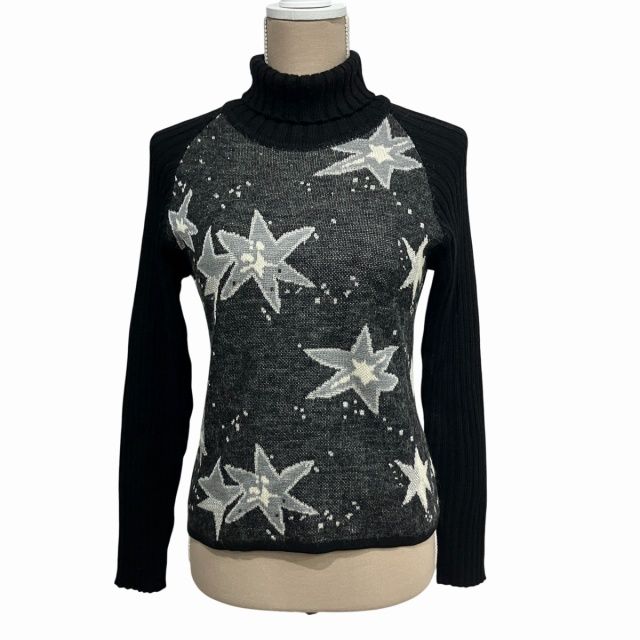 HANAE MORI ニット・セーター レディース ハナエ　モリ 中古　古着 ハナエモリ HANAE MORI ニット セーター スター タートルネック