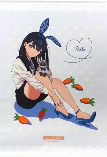 タペストリー　宝多六花 B2タペストリー rabbit ver. 「SSSS.GRIDMAN＆SSSS.DYNAZENON×THEキャラSHOP」 中古】タペストリー 宝多六花 B2タペストリー rabbit ver