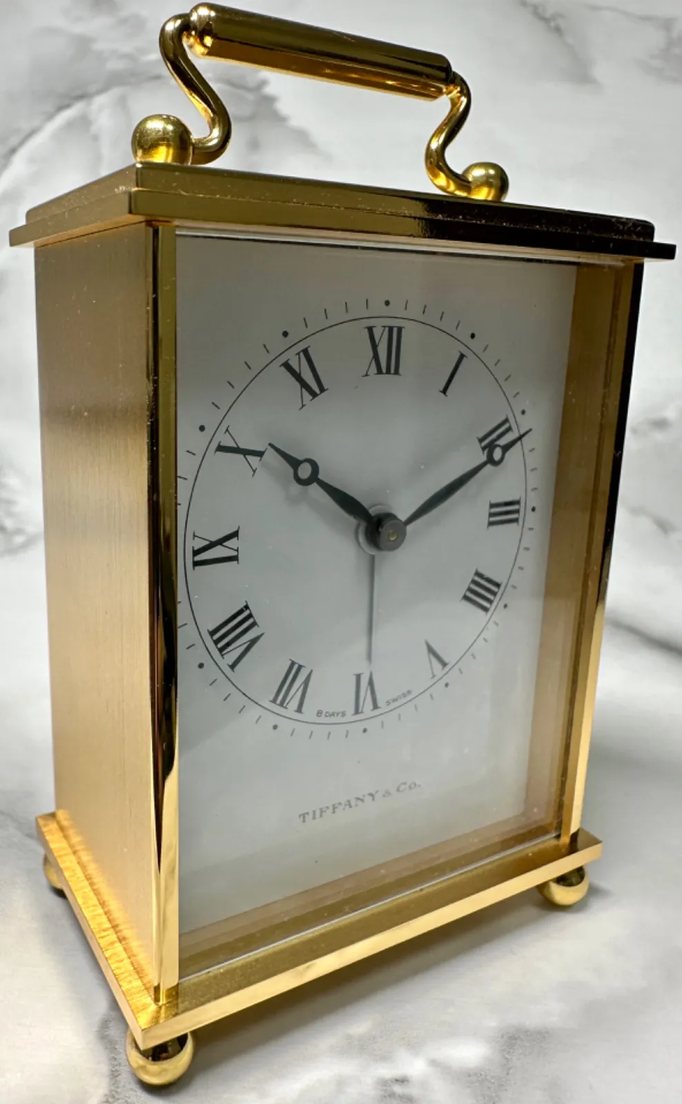 純正ブルーBOX付き！ TIFFANY&Co. ティファニー 置時計 手巻き