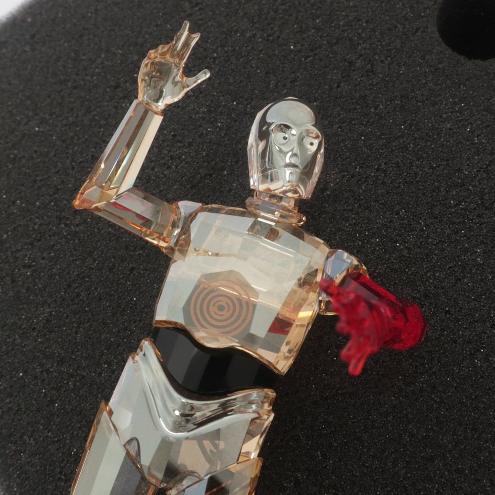 名東】スワロフスキー スターウォーズ C-3PO フィギュア 置物