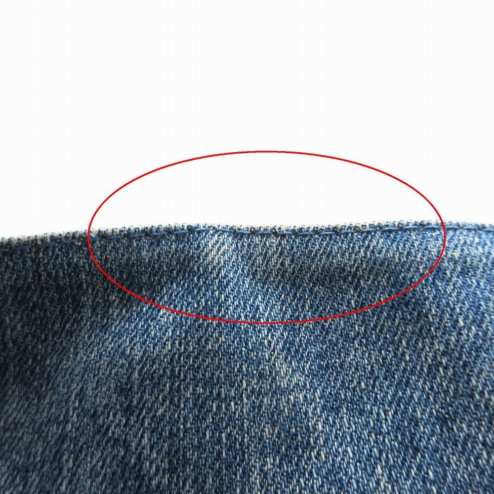 シンクビー Think Bee デニム バッグ レザー ハート パッチ