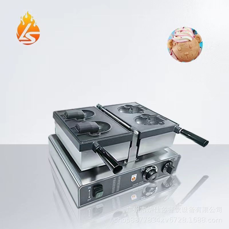 人気推薦アイスコーンメーカー たい焼き器業務用 電気 ワッフルメーカー ワッフルベーカー ミニアイス 製造機 動物の形