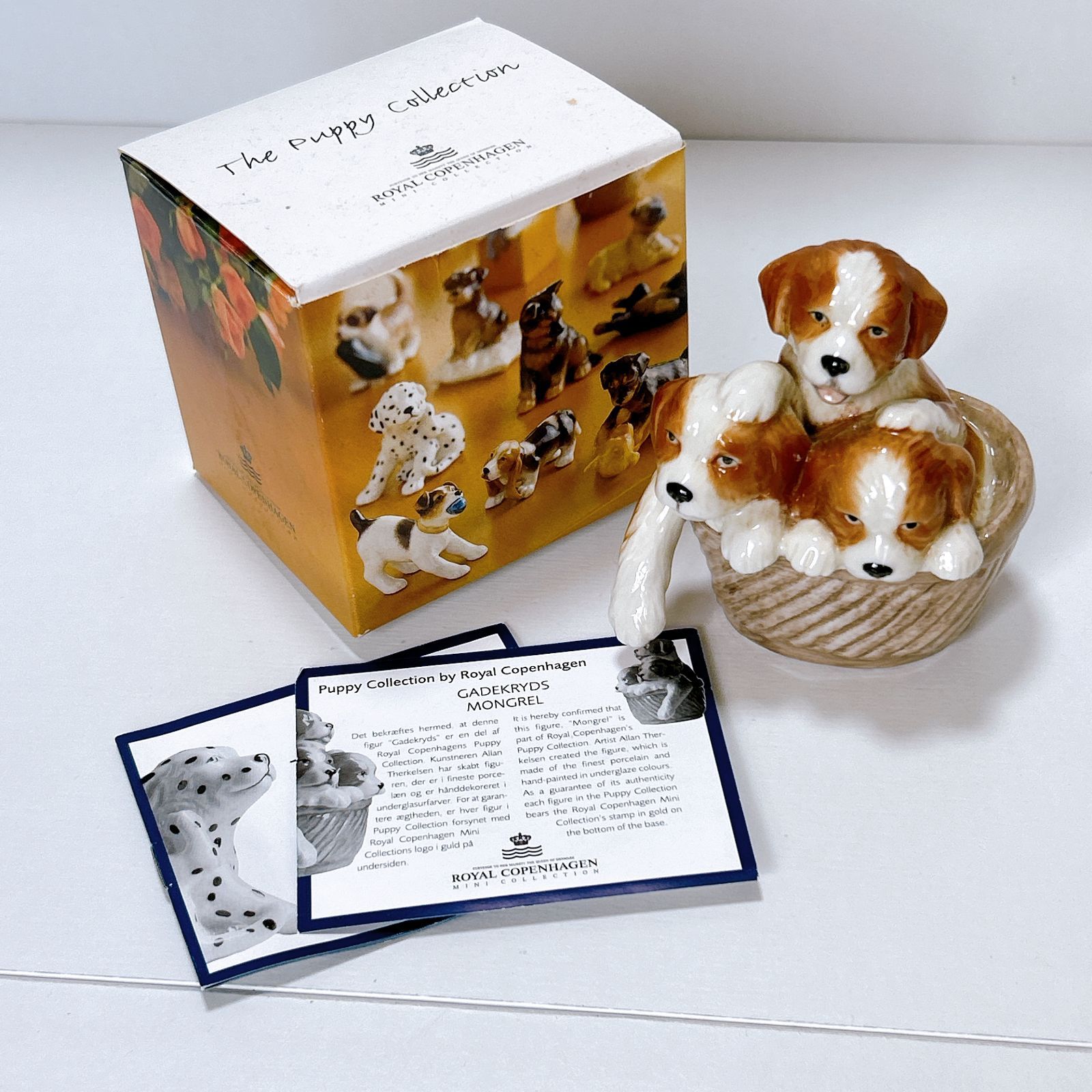 ロイヤルコペンハーゲン フィギュリン 陶器人形 犬 置物 ヴィンテージ 陶器 インテリア 管理番号KKVTRRA23