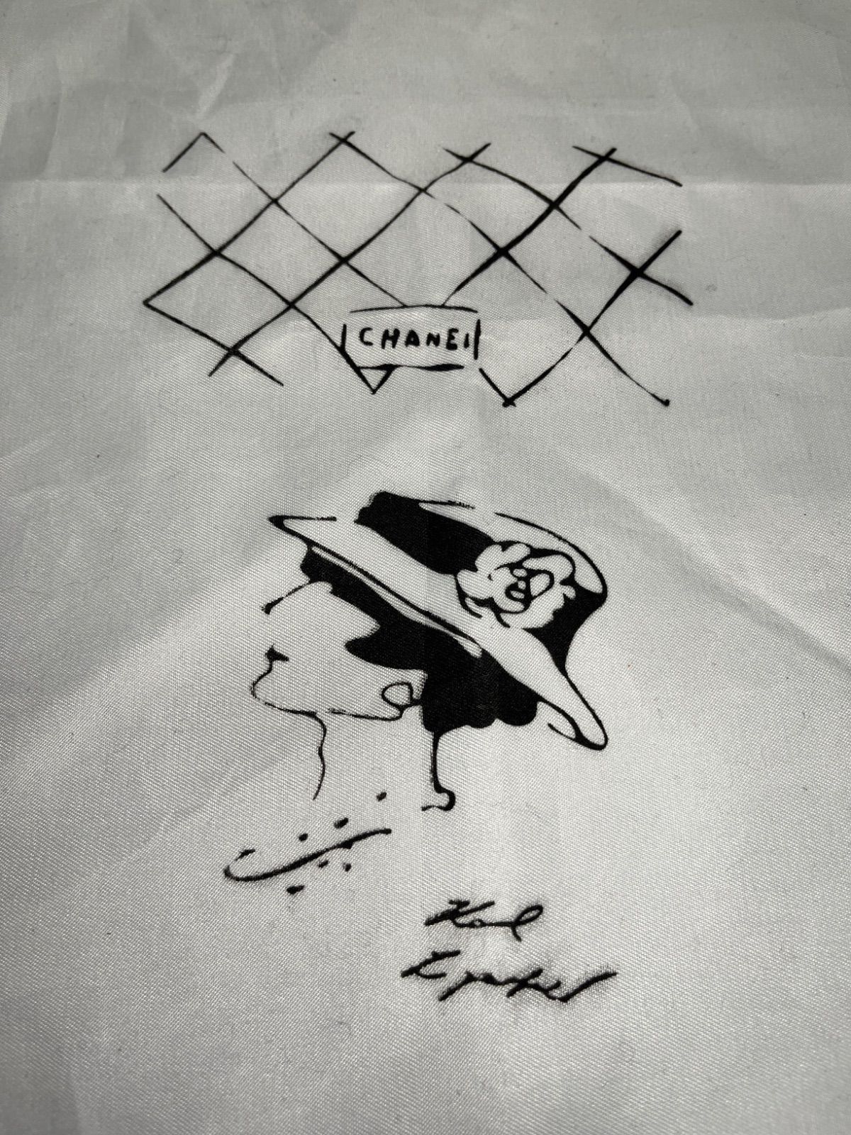 CHANEL シャネル カール ラガーフェルド フラップ 保存袋 CHANEL シャネル カール ラガーフェルド フラップ 保存袋