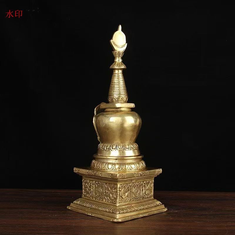 仏舎利塔 美術工芸 銅製 仏塔 仏教美術 - メルカリ