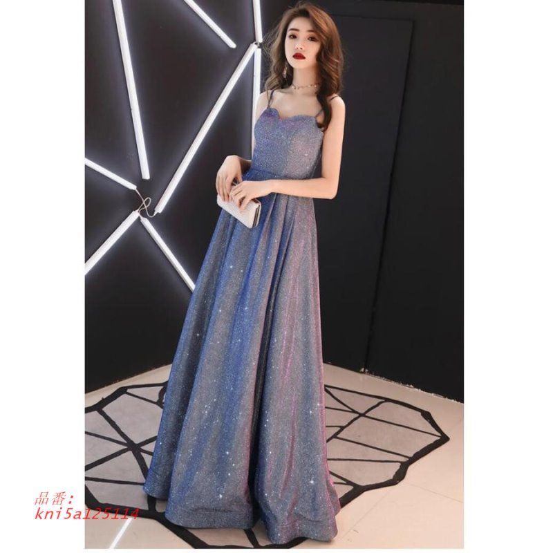 ウエディングドレス パーディードレス マキシワンピース プリンセスドレス ロングドレス 花嫁の介添えドレス 二次会演奏会 結婚式 披露宴 発表会 kni5a125114