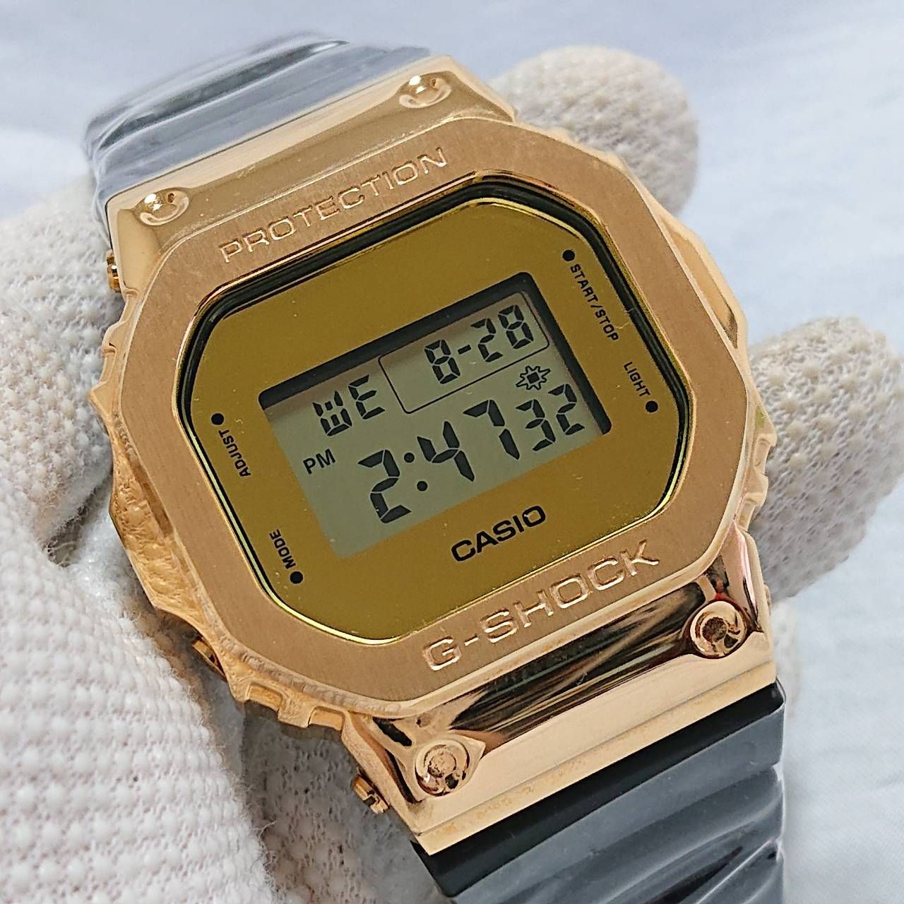 カスタムG-SHOCK！ G-ショック CASIO カシオ  DW-5600BBMB-1JF メタリック ミラーフェイス G-SHOCK METALLIC MIRROR FACE 腕時計 メンズ 未使用品！①