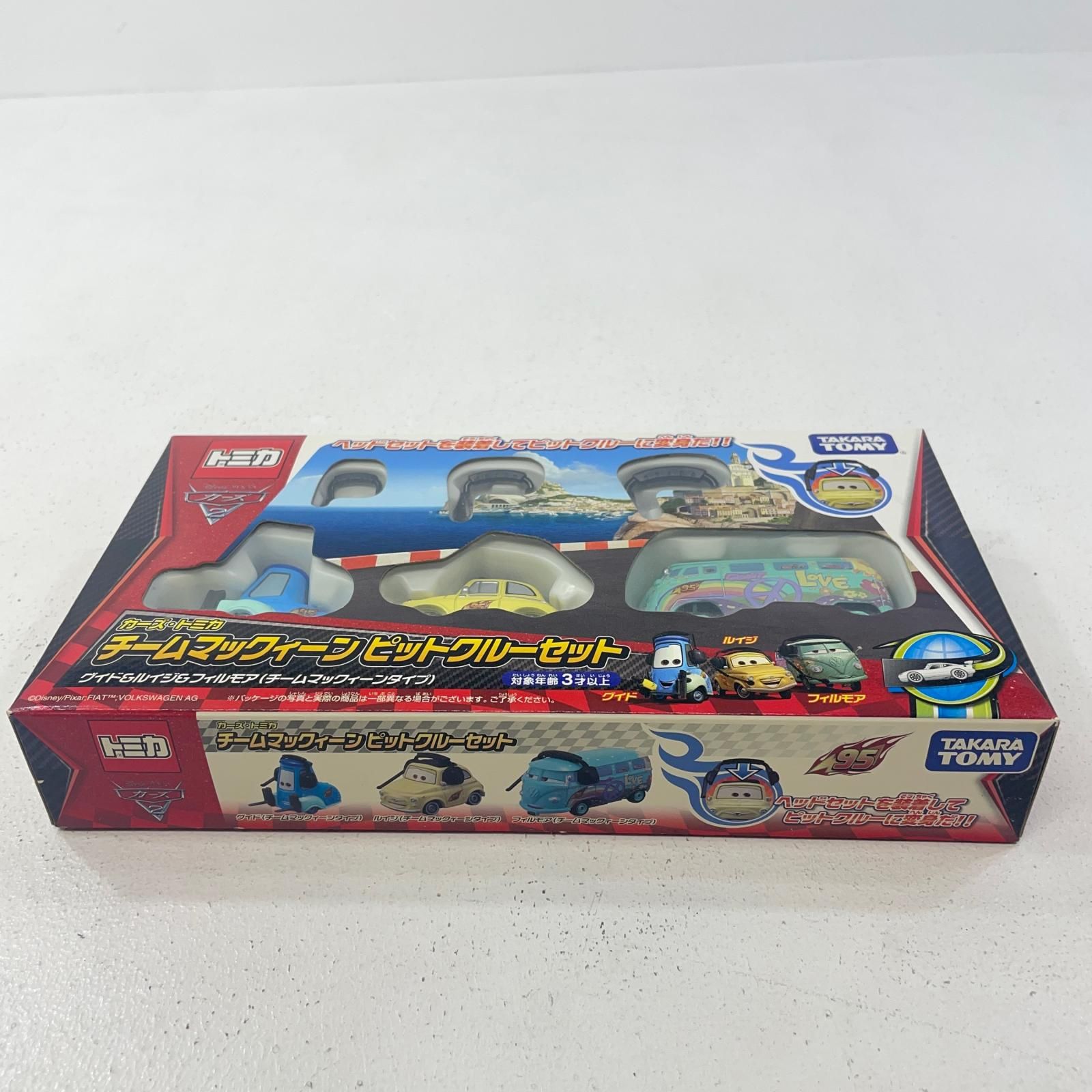 【尾張小牧店】 中古 カーズ・トミカ レーサーセット 【728】 尾張小牧店】 中古 カーズ・トミカ レーサーセット 【728】の