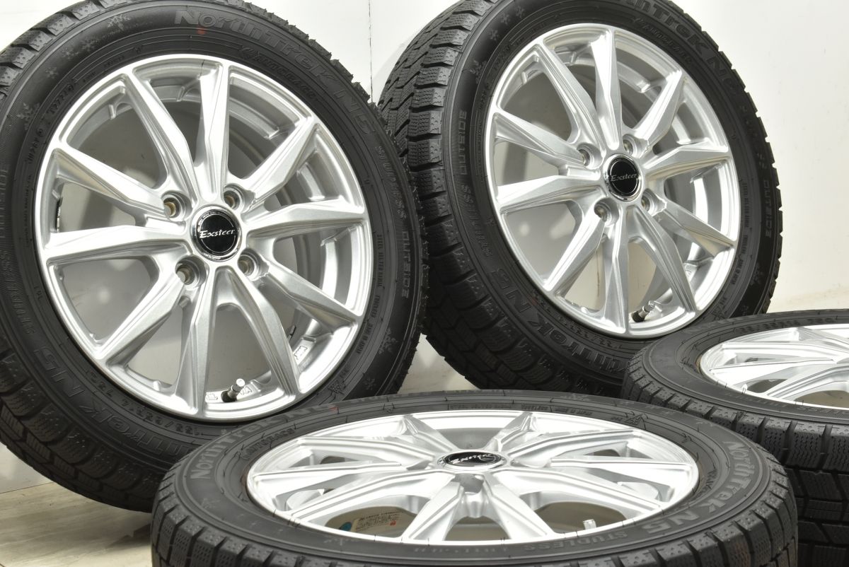 バリ溝 エクスター 14in 4.5J 45 PCD100 ノーストレック N5 155 65R14 製 N-BOX ワゴンR スペーシア タント デリカミニ