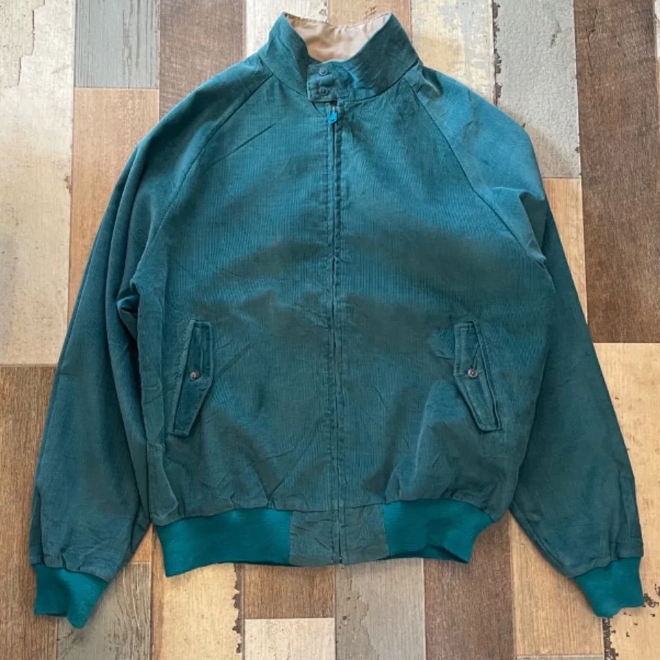 90s J.CREW リバーシブル スウィングトップジャケット コーデュロイ 巨人タグ