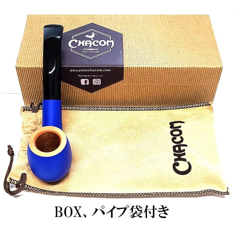 パイプ シャコム ブルー 42 パイプ本体 喫煙具 CHACOM タバコ おしゃれ