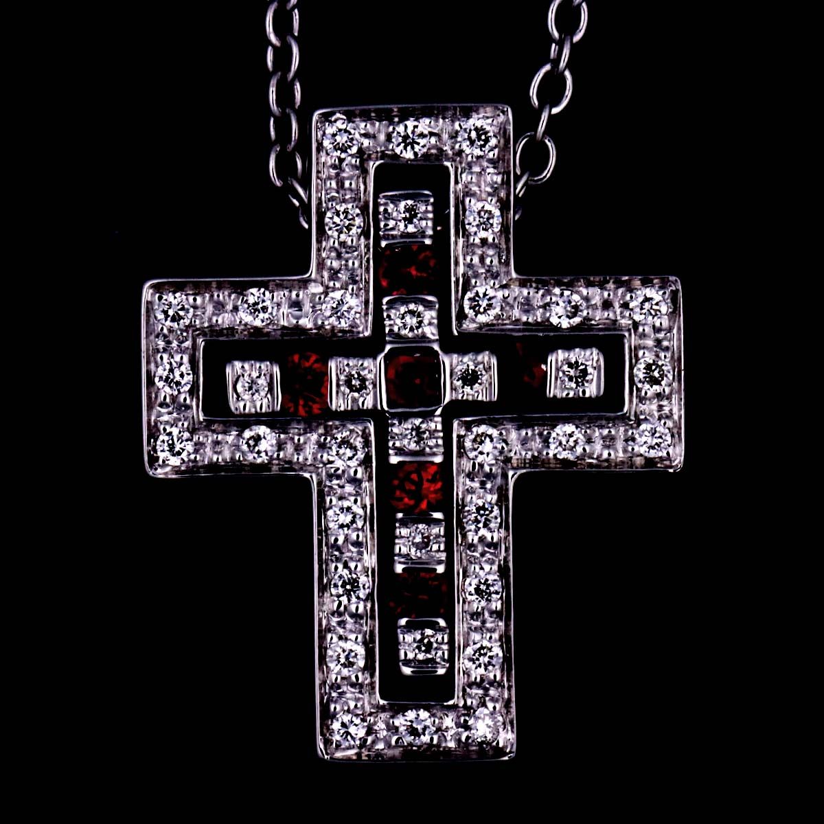 ダミアーニ DAMIANI ベルエポック XXS ルビー ダイヤ ネックレス 55cm