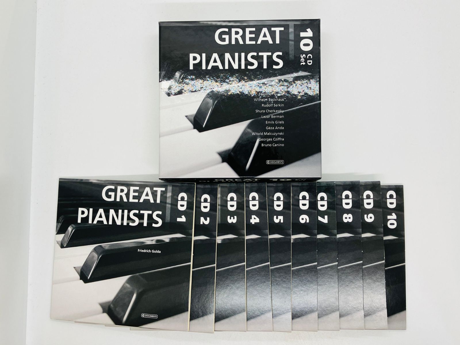 10CD PIANO ピアノ Great Pianists ピアニスト グルダ バックハウス ゼルキン チェルカスキー ベルマン ギレリス アンダ  シフラ Z32 - メルカリ
