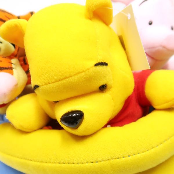 Pooh くまのプーさん ぬいぐるみ セット 蜜壺 ティガ― ピグレット 新品