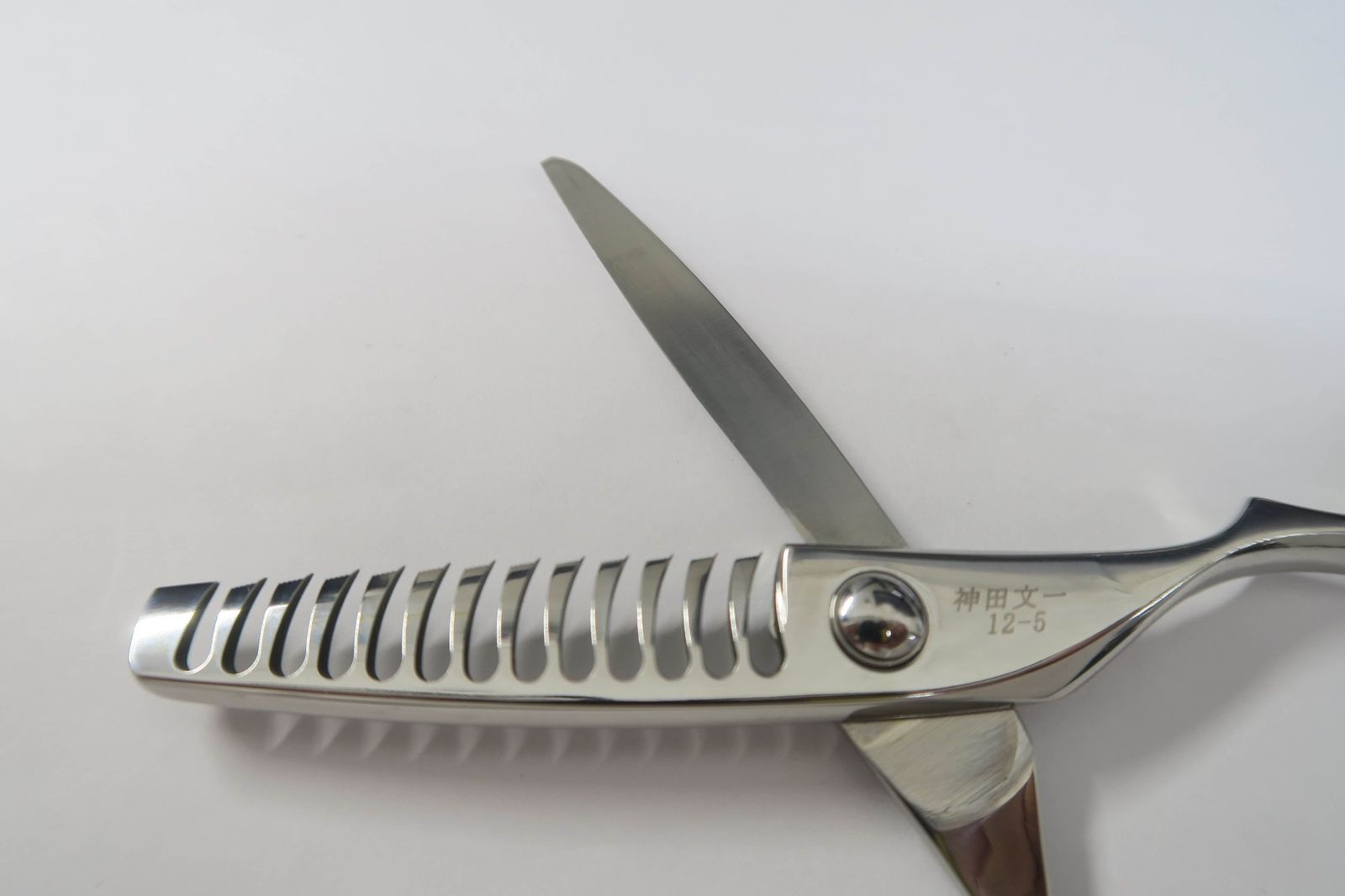 神田文一商店 12-5 理容美容 R.E.G. OKセニング40目 ALL STANLESS 神田