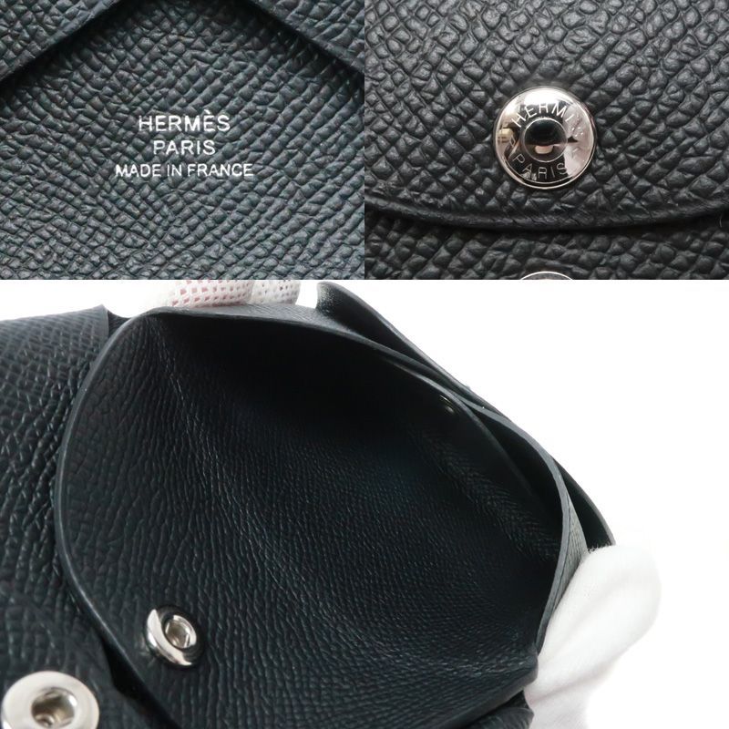 未使用 エルメス カルヴィ デュオ W刻 2024年製 コインケース カード