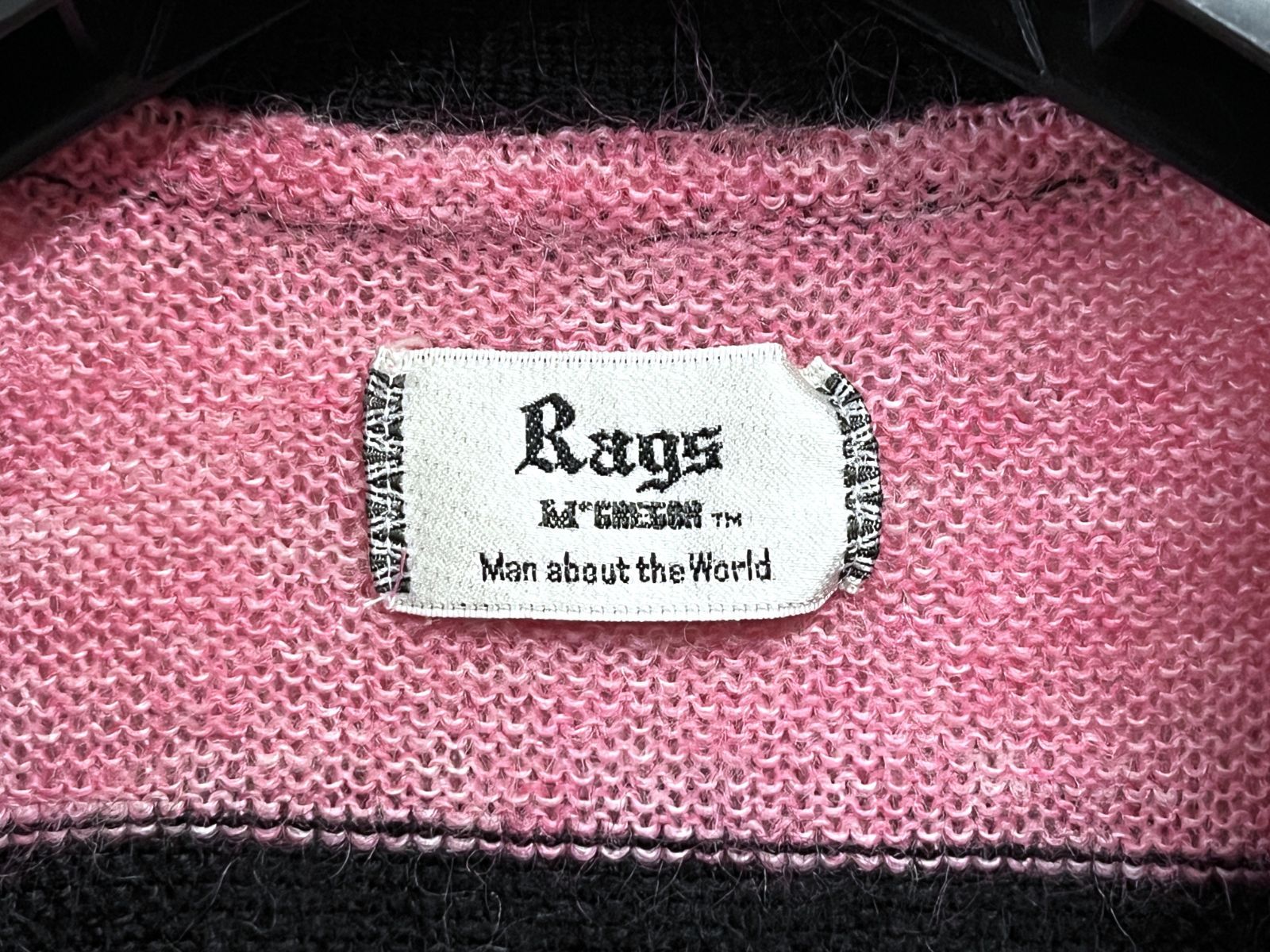 Rags McGREGOR｜ラグスマックレガー ボーダー モヘア ロング 