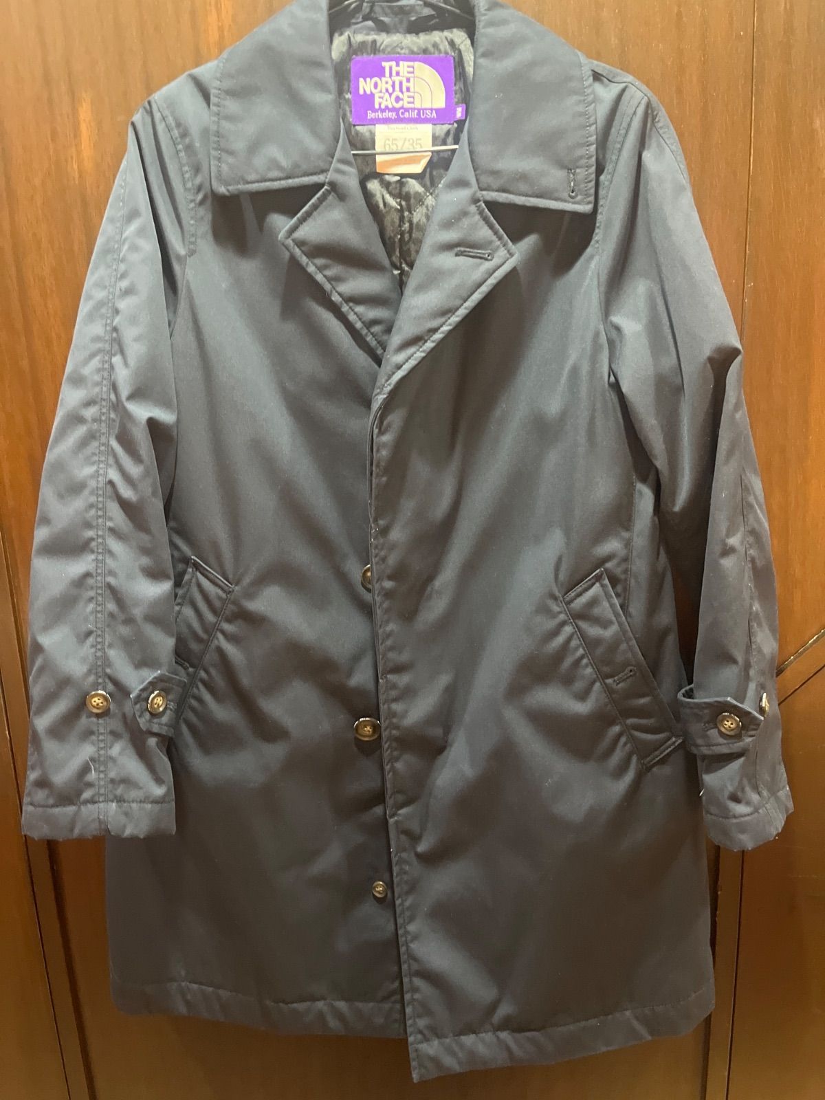 THE NORTH FACE PURPLE LABEL ノースフェイスパープルレーベル PRIMALOFT プリマロフト ステンカラー中綿コート ネイビー レディース NYW2750N