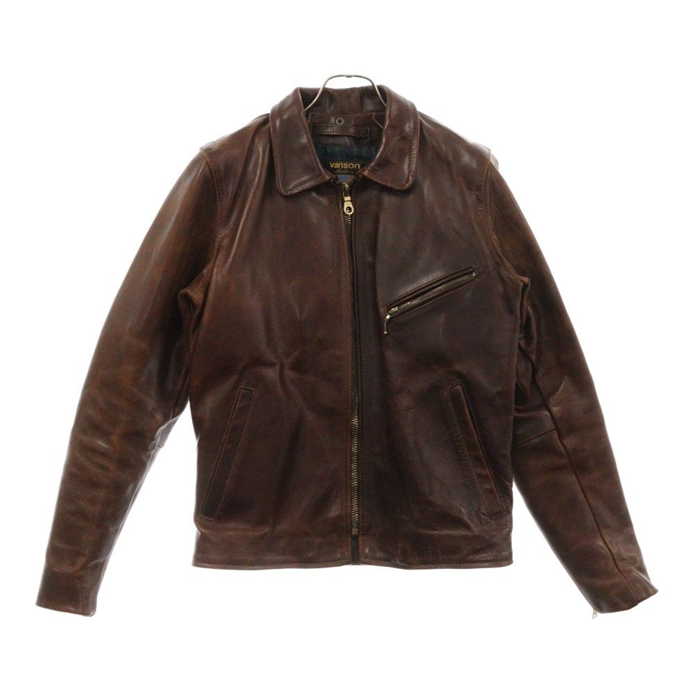 バンソンシングルライダースホースレザー バンソン ホースハイド Bタイプ シングルライダースジャケットの