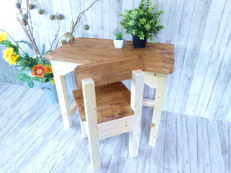 ハンドメイド キッズチェア-キッズデスク