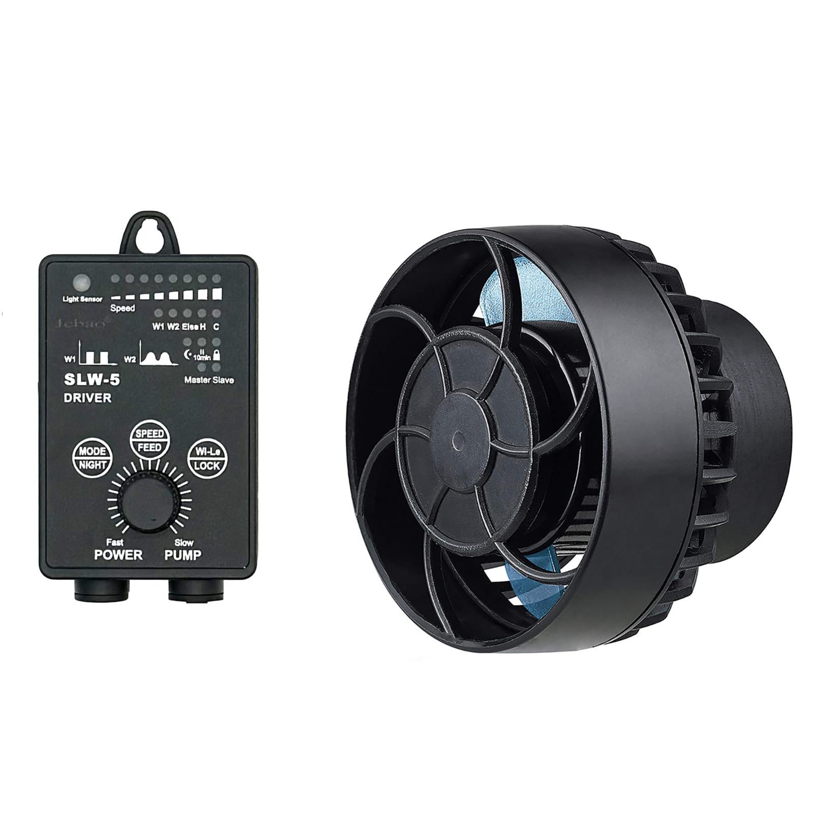 Size:SLW5(3000L/H) ウェーブポンプ 水流ポンプ 水中ポンプ SLW 水槽ポンプ アクアリウム ワイヤレス 回転式 水槽循環ポンプ WIFI 強力 安定 波メーカー 淡水 海水 マグネット吸盤 (SLW5(3000L/H))