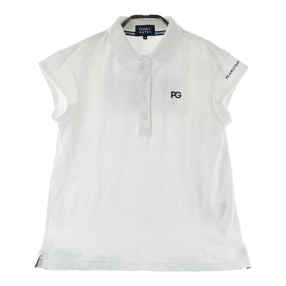 サイズ：0 PEARLY GATES パーリーゲイツ 半袖ポロシャツ ホワイト系