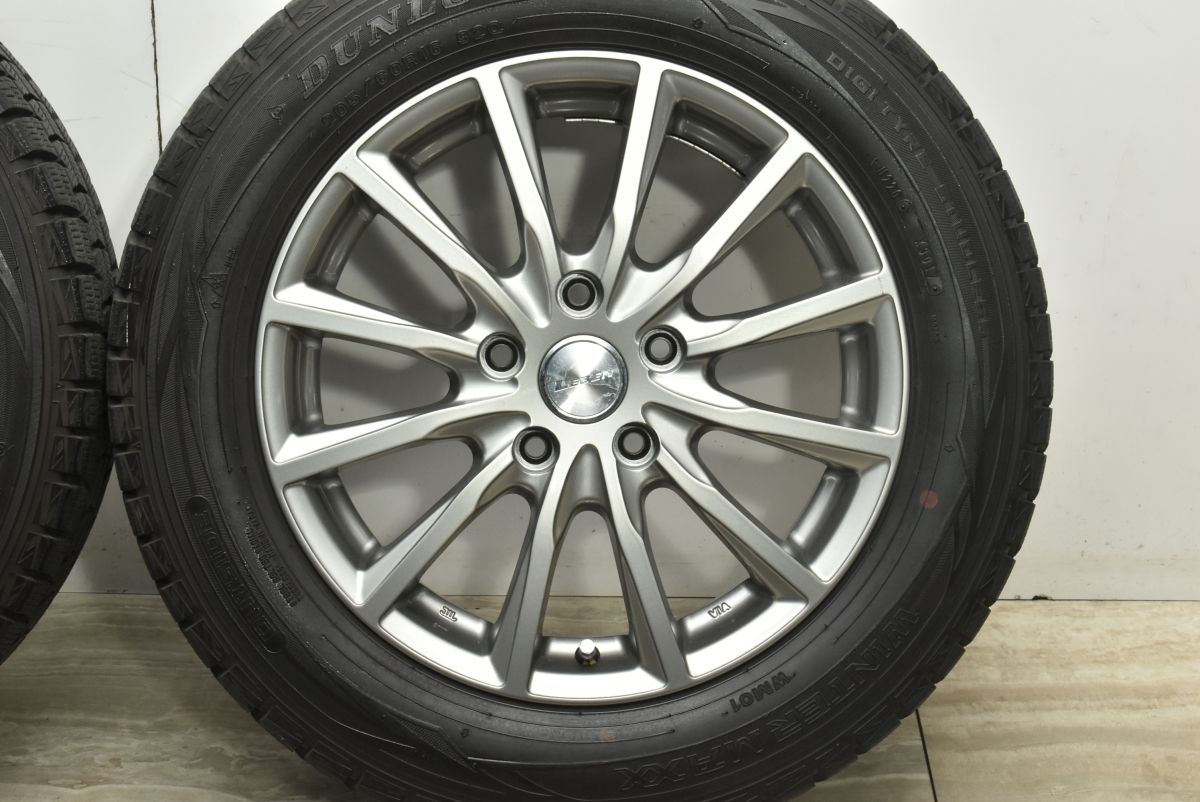 DUNLOP WM02 205/60R16】スタッドレス【DUFACT 16インチ 6.5J5HPCD114
