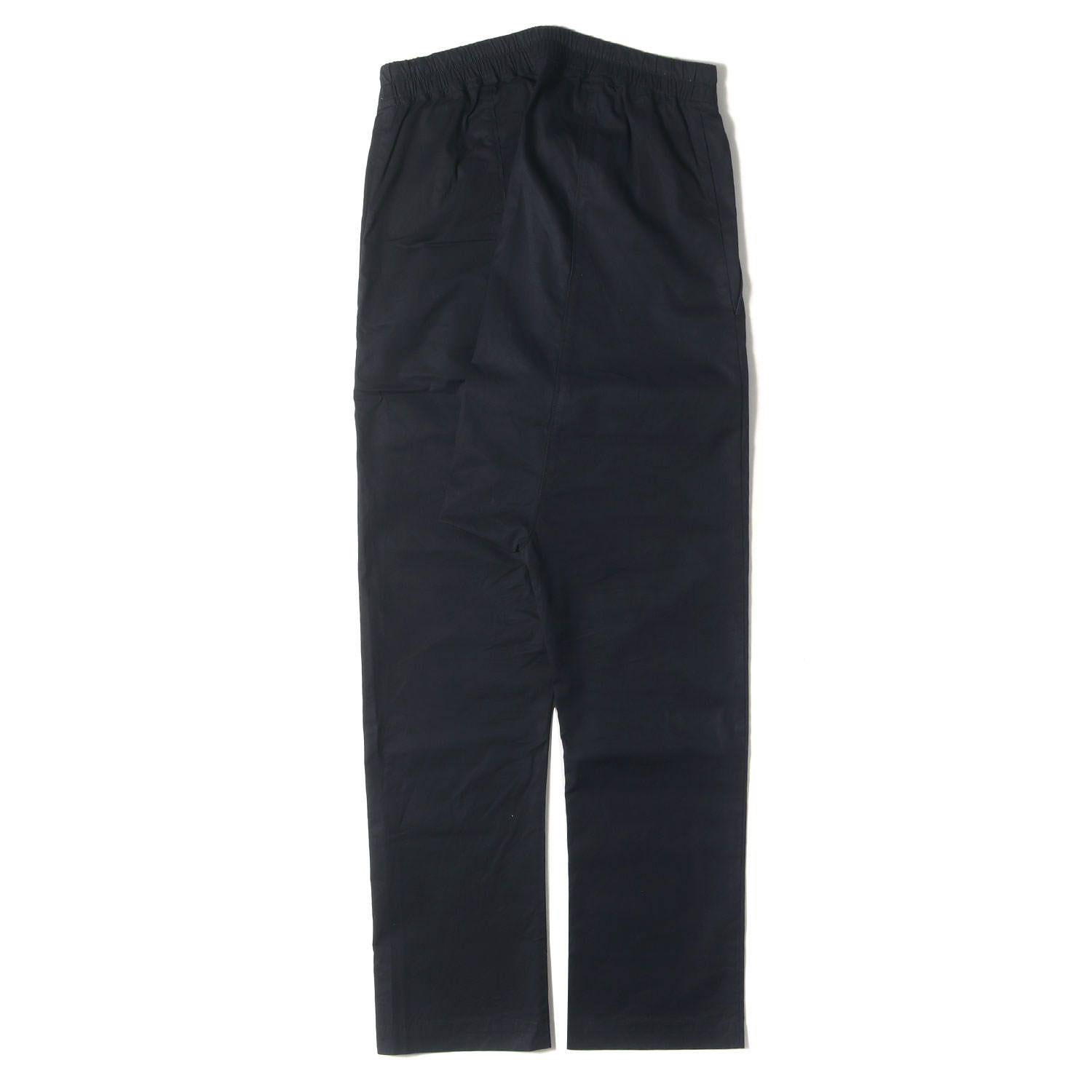 RICK OWENS リックオウエンス パンツ ネイビー 紺 サイズ 48 ドローストリング ストレッチ サルエル -TE ボトムス ズボン イタリア製 メンズ