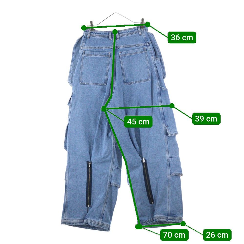 HED MAYNER (ヘドメイナー) 22AW MULTI POCKET PANTS マルチポケット