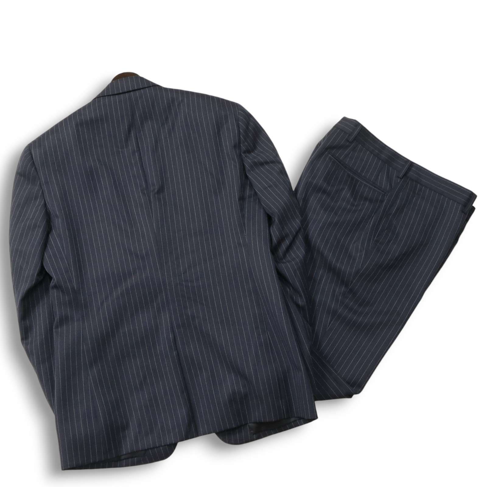 SUIT SELECT スーツセレクト 通年 背抜き☆ ストライプ スーツ