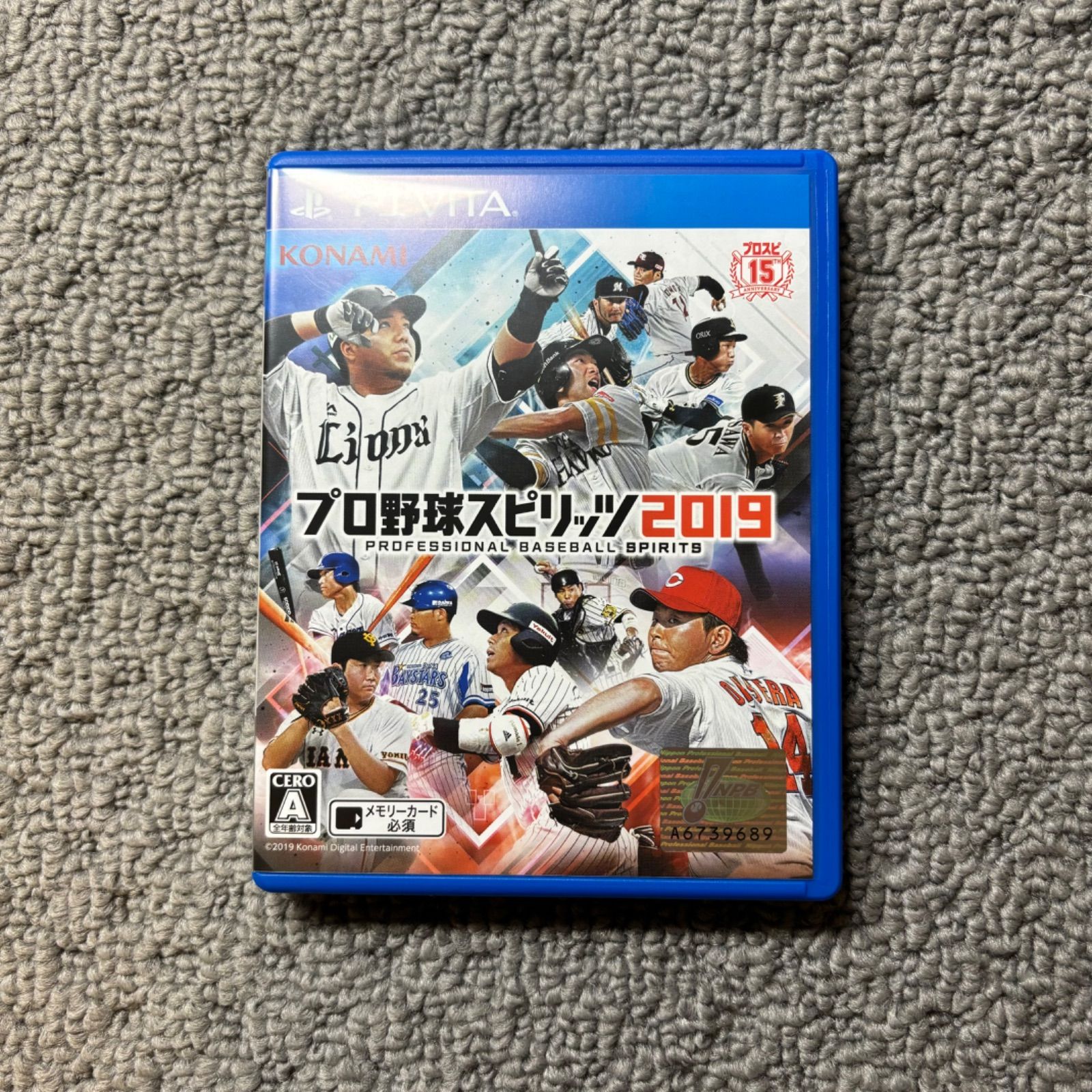 動作確認済】プロ野球スピリッツ2019 psvita - メルカリ