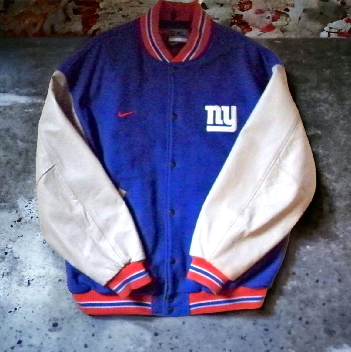 ナイキ NFL ジャイアンツ 90s スタジャン バーシティジャケット