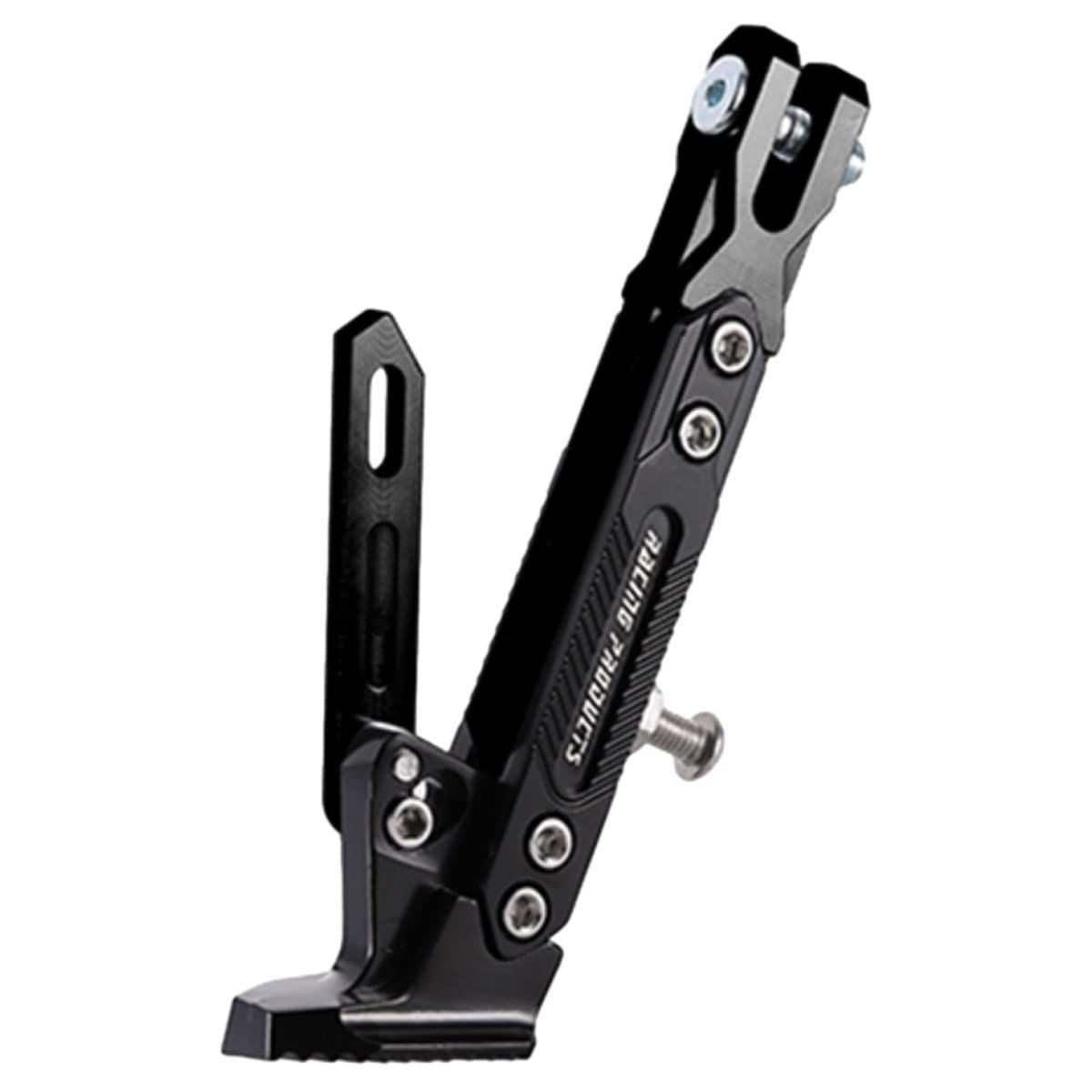 新着商品 LLC ENN バイク キックスタンド サイドスタンド 高さ調節 メンテナンススタンド アルミ合金 ブラック