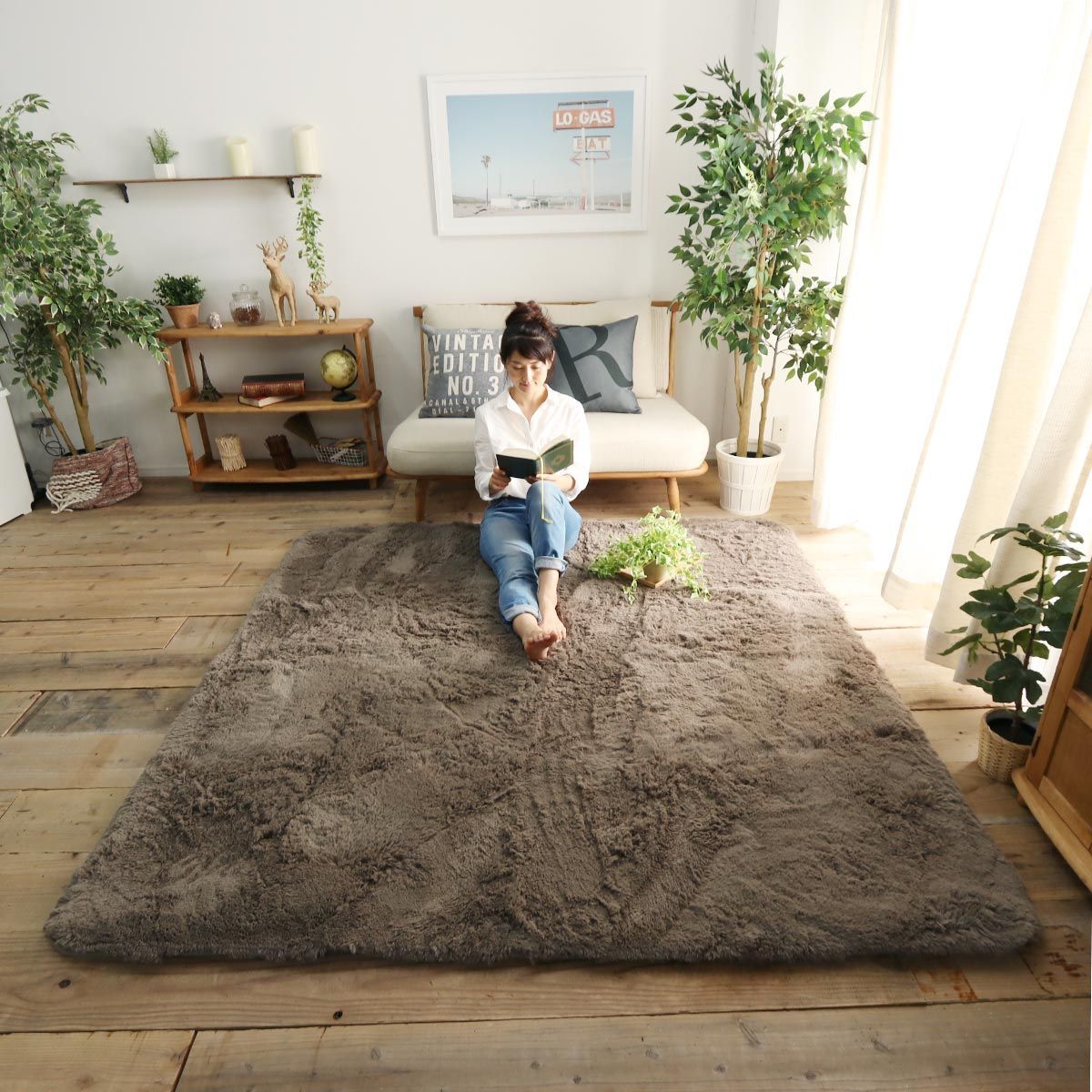 190x240cm シフォンプラス GBE グレージュ