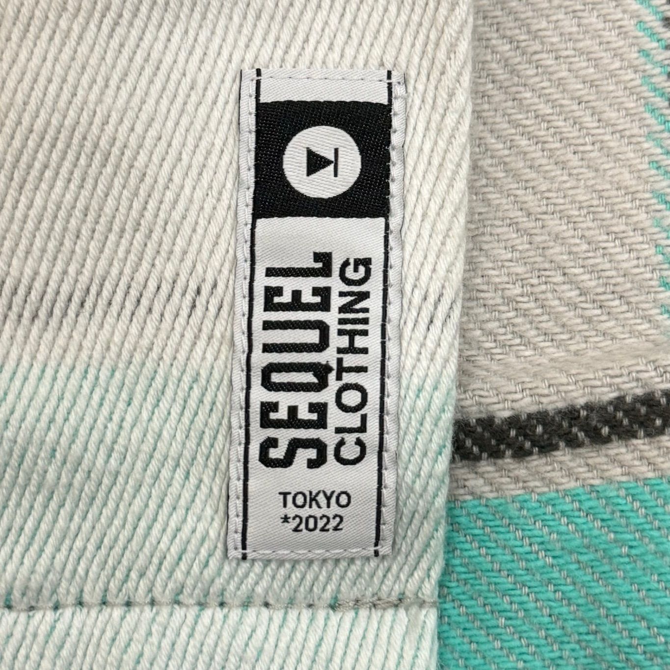 定価44000円 SEQUEL 22AW LINE CHECK SHIRT ラインチェックシャツ 