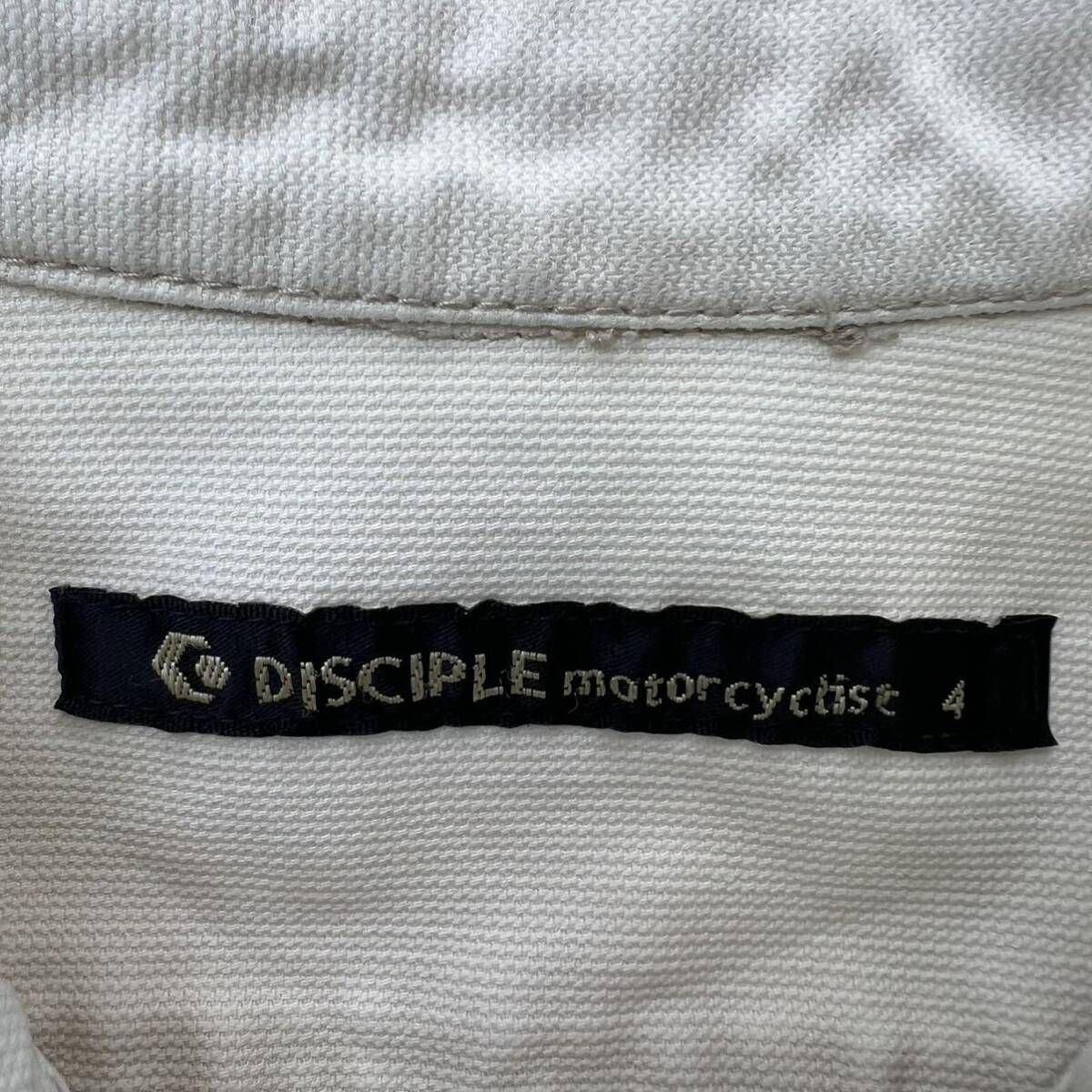 DISCLPLE ☆ モーターサイクル ライダース ハードコットン ジャケット 