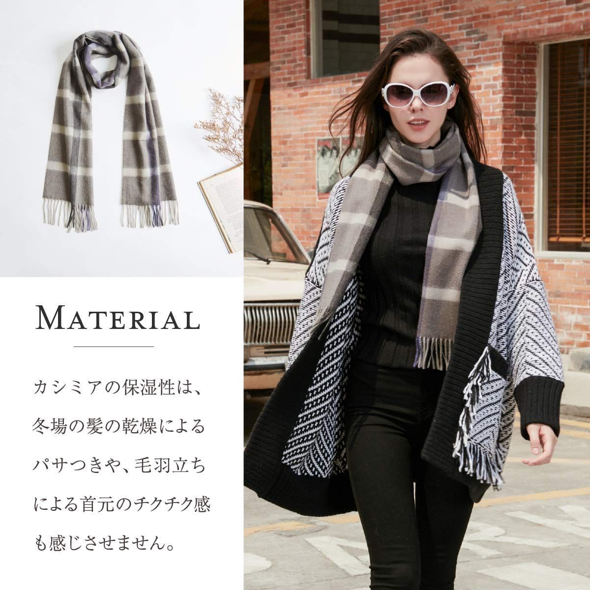 人気商品 ギフト ホワイトデー バレンタインデー プレゼント カシミア カシミヤ レディース KASHIMIA20-C ストール EURKEA マフラー